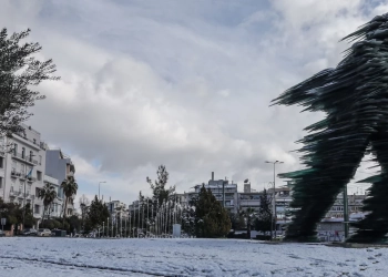 Η κακοκαιρία «Μπάρμπαρα» χτυπά την Αθήνα / Φωτογραφία EUROKINISSI