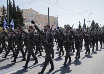 Στρατιωτική παρέλαση στην Αθήνα για την 25η Μαρτίου  EUROKINISSI