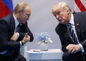 FILE - President Donald Trump, right, meets with Russian President Vladimir Putin at the G-20 Summit in Hamburg, July 7, 2017. (AP Photo/Evan Vucci, File)