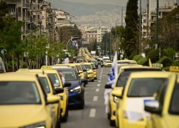 Απεργία των οδηγών ταξί EUROKINISSI