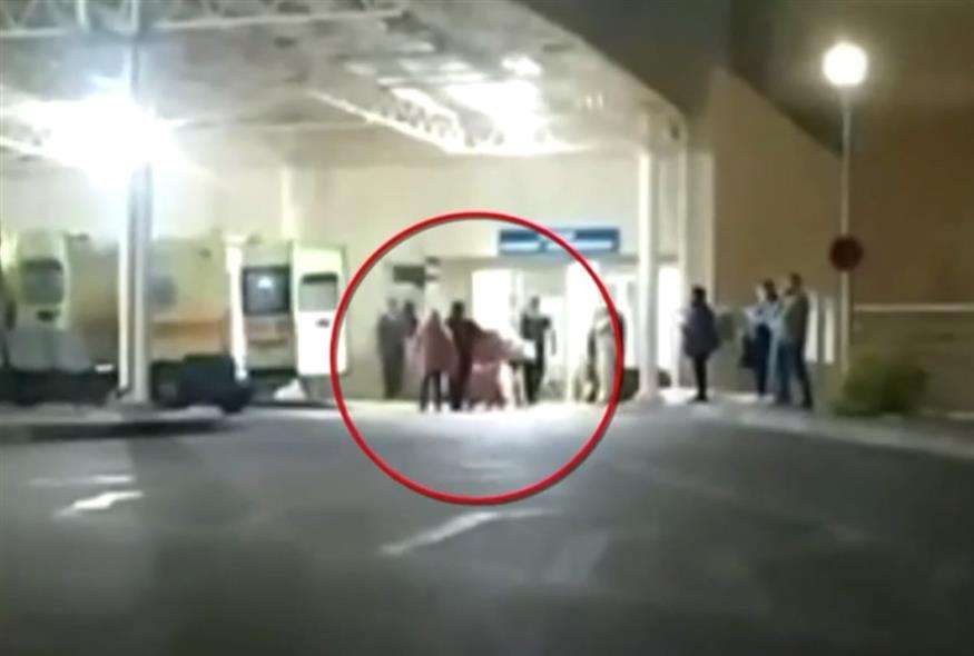 Το θύμα της επίθεσης έξω από το νοσοκομείο Χαλκίδας (Glomex)